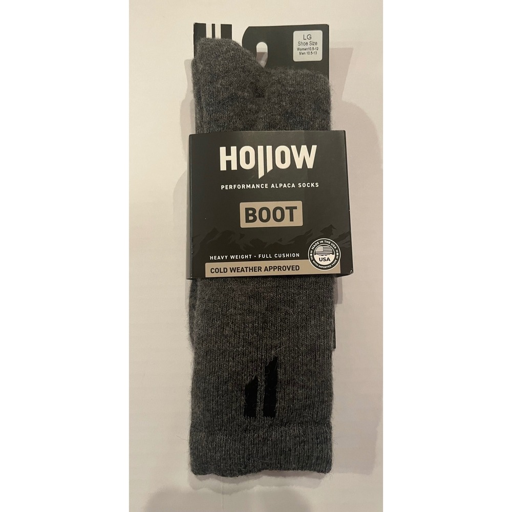 Hollow Boot Performance Alpaca Wool Socks Heavy Weight‎ Full Cushion Men 10.5-13